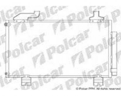 Радіатори кондиціонера Polcar 3836K8C2 (фото 1)