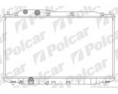 Фото автозапчасти радиатор охлаждения CIVIC (FA/FG) US,06- (19010RNBA01, 19010RNBA51) Polcar 384608-1