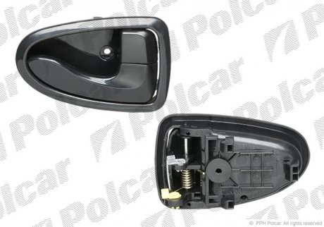 Фото автозапчастини внутрішня ручка HYUNDAI ACCENT, 00- (82620-25000) Polcar 4006ZW42