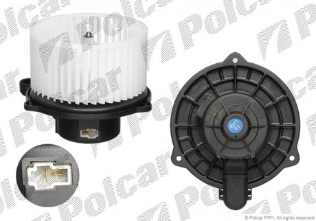 Вентилятор кабины HYUNDAI ACCENT/GETZ (97112-1C000) Polcar 4007NU2X