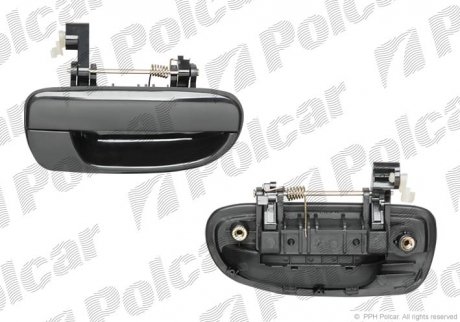 Фото автозапчасти ручка наружная HYUNDAI ACCENT, 00- (83660-25000-CA) Polcar 4007Z48