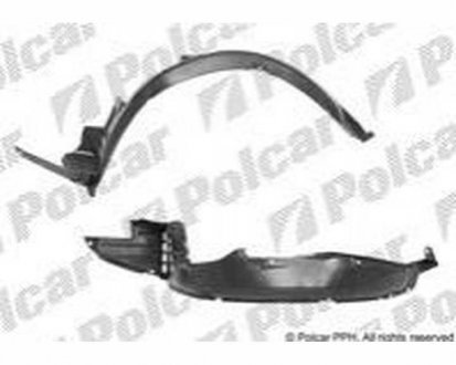 Фото автозапчасти подкрылок правый HYUNDAI ACCENT, 03- (86812-25500) Polcar 4008FP1X