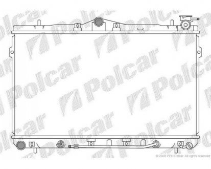 Фото автозапчасти радіатор охолодження Polcar 401108-2