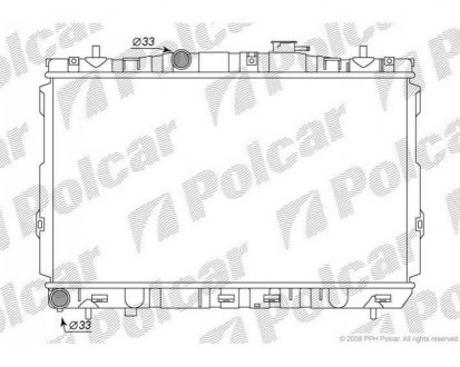 Радіатор охолодження Polcar 4013081K