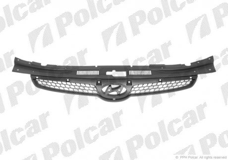 Фото автозапчастини решітка радіатора Hyundai i30 2007-2010 Polcar 401505