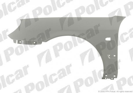 Крыло переднее правое SONATA, 11.01- (66321-3D200) Polcar 402502 (фото 1)