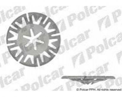 Монтажна пластина Volkswagen GOLF V, 04- (N90796501) Polcar 40430500
