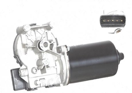 Моторчик стеклоочистителя KIA SPORTAGE III,05- (98100-1F000, 98110-1H900, 98110-38100) Polcar 4047SWP1 (фото 1)