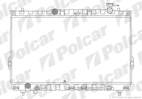 Фото автозапчасти радіатори охолодження Polcar 4050082K