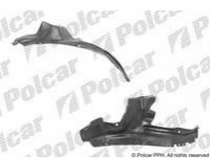 Фото автозапчасти подкрылок левый KIA PRIDE (KKY01 56 140) Polcar 4105FL1T