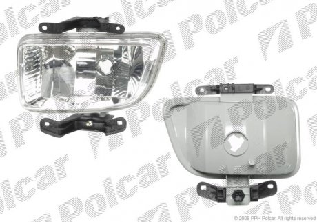 Фара передняя PICANTO, 04- (92201-07000) Polcar 410629-E