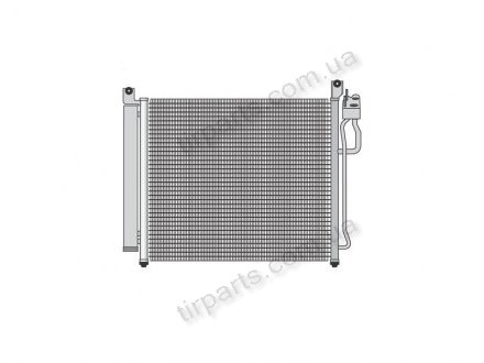 Радиатор кондиционера KIA PICCANTO, 04- (9460607200, 9760607000) Polcar 4106K81X (фото 1)