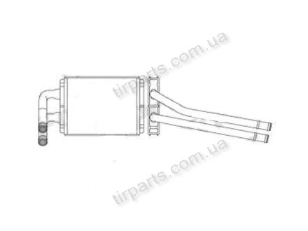 Фото автозапчасти радіатор обігріву Polcar 4106N8-1