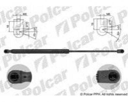 Амортизатор крышки багажника и капота CEE'D (ED), 08.09-(81770-1H310) Polcar 4118AB