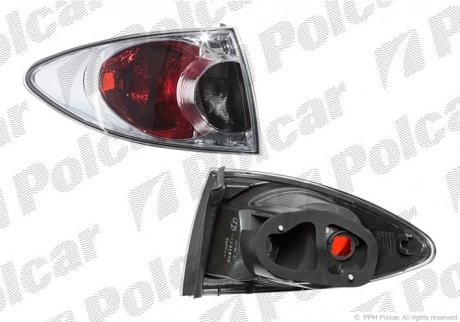 Фото автозапчасти фонарь задний MAZDA 6, 02-07 (G21B51160B, G21B-51-160B) Polcar 4519870E