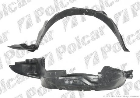 Фото автозапчасти подкрылок правый MAZDA 323, 01- Polcar 4540FP1