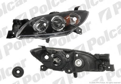 Фара основная MAZDA 3, 04-09 (BN8V-51-0L0E, BN8V510L0C, BN8V510L0D, BN8V510L0E, BN8V-51-0L0C, BN8V-51-0L Polcar 4541092E