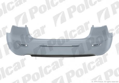 Фото автозапчастини бампер задній MAZDA 3, 04-09 (BN8V-50-221FAA, BN8V50221H8N) Polcar 4541962J