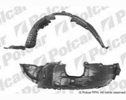 Фото автозапчасти подкрылок правый MAZDA 3, 04-09 (B37F 56 140E) Polcar 4541FP3T