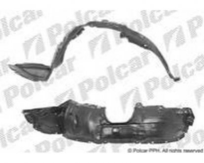 Фото автозапчасти подкрылок правый MAZDA 3, 04-09 (BP4L-56-130E) Polcar 4542FP1T