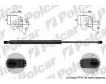 Фото автозапчасти пружина газова Polcar 4544AB