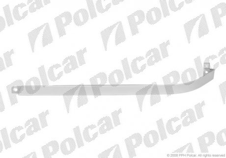 Накладка под фару (ресница) левый MERC.W202(C-KL), 93- (2028260177, A2028260177) Polcar 500206-1