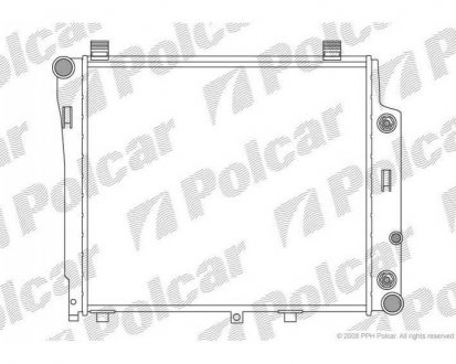 Фото автозапчасти радіатор охолодження Polcar 5002080X