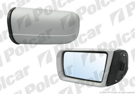 Зеркало наружное левый MERC.W202(C-KL), 93- Polcar 5002518M (фото 1)