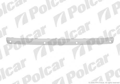 Молдинг бампера середн MERC.W203(C-KL), 00- (2038850621) Polcar 5003968 (фото 1)