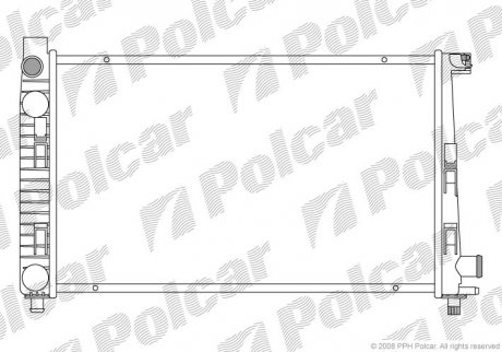 Радіатор охолодження Polcar 500508-5 (фото 1)