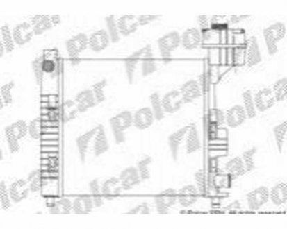 Фото автозапчасти радіатор охолодження Polcar 500508A2