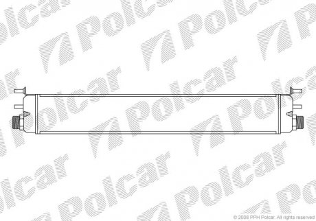Радіатор масла MERCEDES (2205000500) Polcar 5009L81X