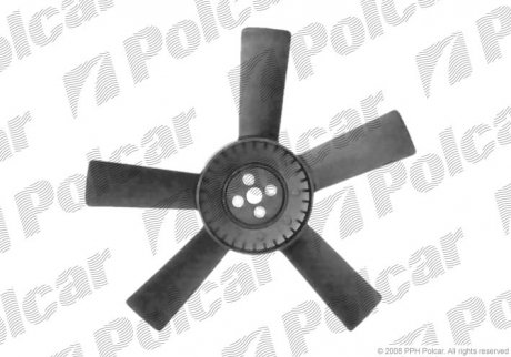 Крыльчатка вентилятора MERCEDES 123 (1152050406, 1152050306) Polcar 501323F1