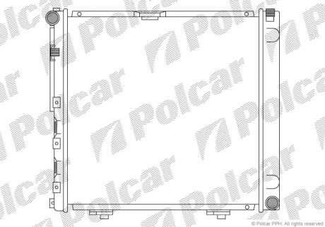 Радіатор охолодження Polcar 50140806