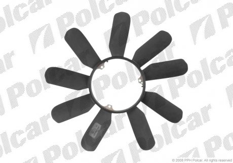 Крыльчатка вентилятора MERCEDES W124/W210 (6032000423) Polcar 501423F4 (фото 1)