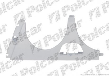 Накладка под фару (ресница) левый MERCEDES W210 95-99 (2108200312) Polcar 5015063