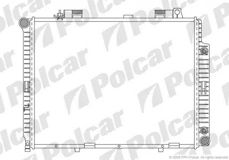 Радіатор охолодження Polcar 5015086 (фото 1)
