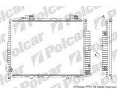 Фото автозапчасти радиатор охлаждения E-KLASA (210) 95- (2105004703, A2105004703) Polcar 501508A0