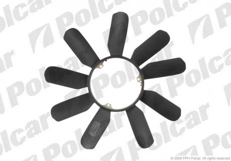 Крильчатка вентилятора MERCEDES W210 (1122000123, 11220001213) Polcar 501523F3 (фото 1)