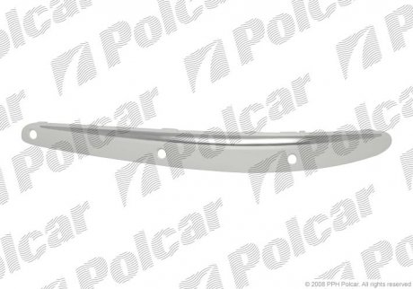 Фото автозапчастини накладка бампера лівий MERC. 211(E-KL), 02- (2118800912) Polcar 50160715