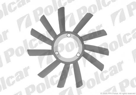 Крыльчатка вентилятора MERCEDES 126 80-91 (1102000123) Polcar 502623F1 (фото 1)