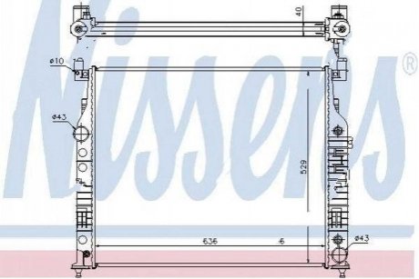 Фото автозапчасти радиатор охлаждения ML-KLASSE (W164), 05 (1645000803, 1645000003) Polcar 504508-2