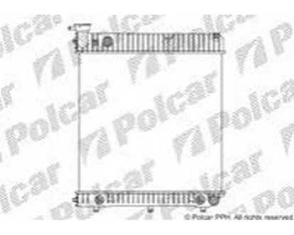 Фото автозапчастини радіатор охолодження T1 (207-410) 77-96 (6015007203, 6015008203, 6015005503) Polcar 506108A3