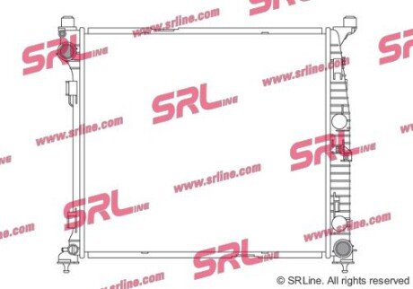 Фото автозапчасти радіатор охолодження Polcar 50G108-2 (фото 1)