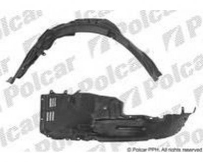 Фото автозапчасти подкрылок правый LANCER EVO VIII/IX (MR954176) Polcar 5237FP1T