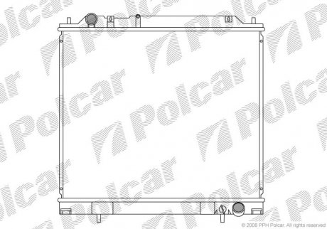 Радіатор охолодження Polcar 525008-1 (фото 1)