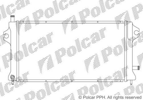 Фото автозапчасти радіатори охолодження Polcar 52X108-2