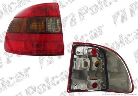 Фото автозапчасти фонарь задний OPEL ASTRA F, 92- (90510617, 1223981) Polcar 5507873E