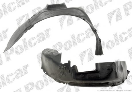 Фото автозапчасти подкрылок правый OPEL ASTRA 10/91- (1102310, 01102340) Polcar 5507FP1Q