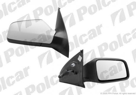 Дзеркало зовнішнє правий Polcar 5508521E (фото 1)